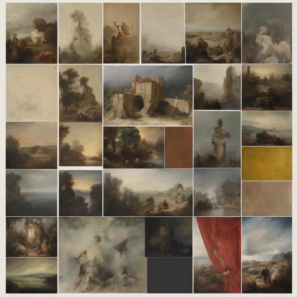 ονειρικές τοπιογραφίες, ατμοσφαιρική τέχνη, περιγραφική υφή, ιστορία τέχνης, Ειδυλλιακή ατμόσφαιρα.